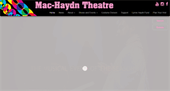 Desktop Screenshot of machaydntheatre.org